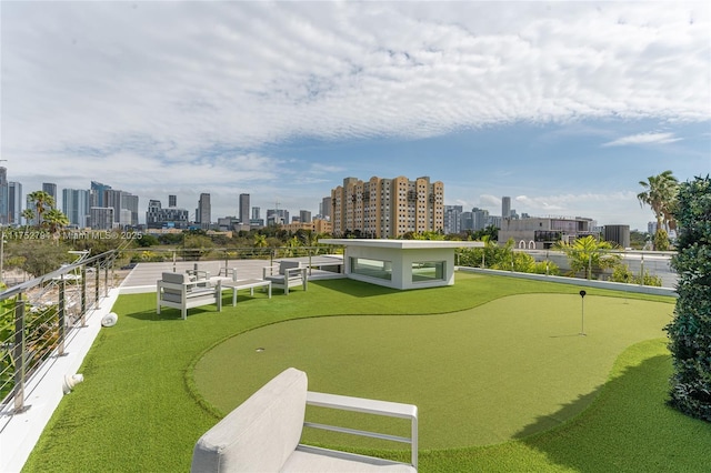 641 NW 7th St Rd, Miami, FL 33136 - view of property's community featuring a city view
