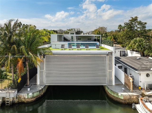 641 NW 7th St Rd, Miami, FL 33136 - back of property with a water view