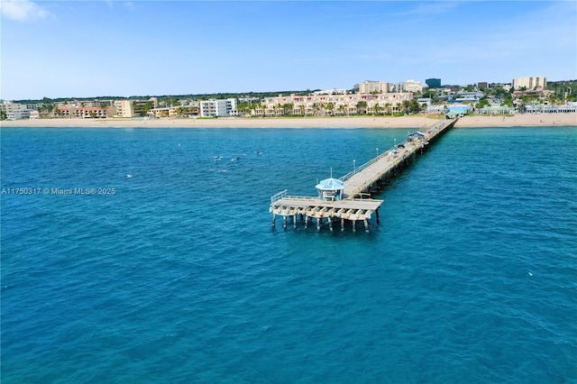 777 S Federal Hwy Unit Rp817, Pompano Beach, FL 33062 - dock area with a water view and a city view