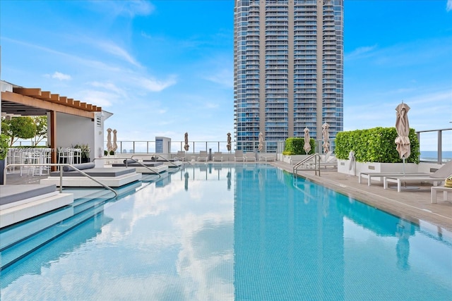 community pool featuring a patio