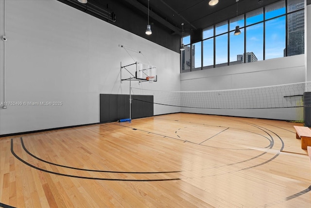 view of sport court with community basketball court