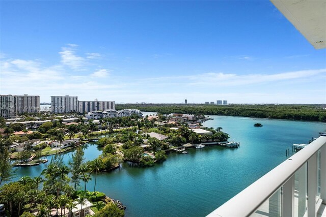 300 Sunny Isles Blvd Unit 4-1208, Sunny Isles Beach, FL 33160 - water view featuring nearby urban area