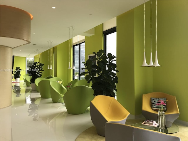 view of community lobby