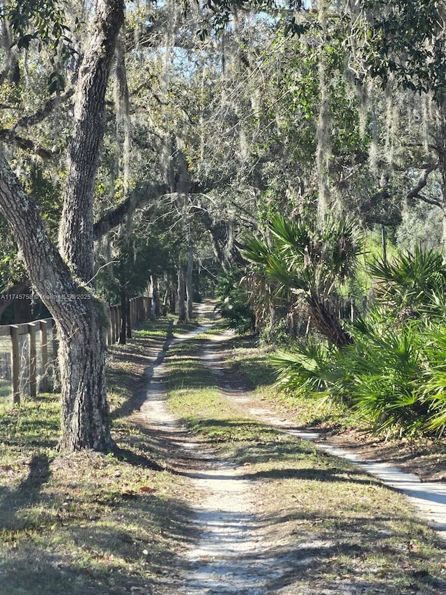 view of road