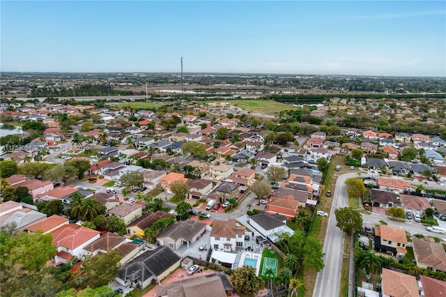 birds eye view of property featuring a residential view