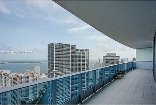 balcony featuring a view of city