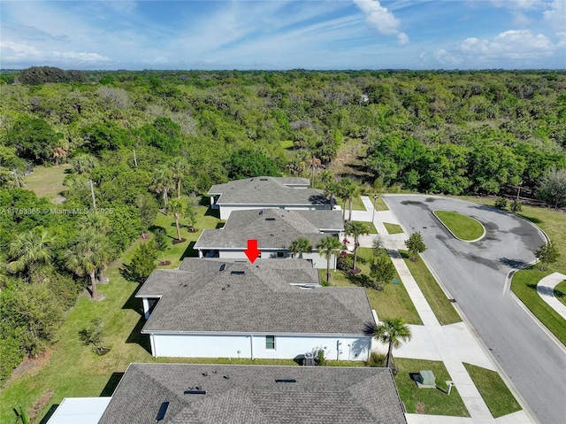 3705 Bennington Ln, Fort Pierce, FL 34981 - aerial view of a heavily wooded area