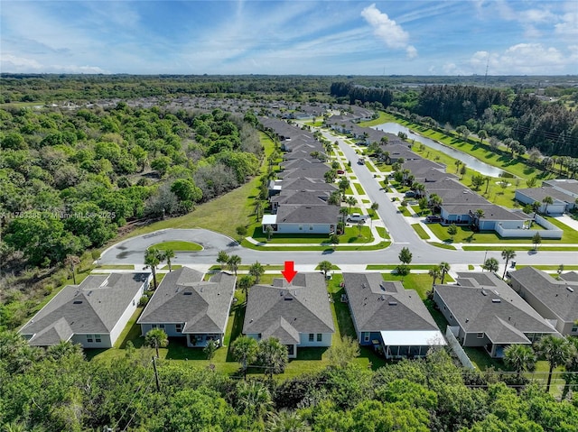 3705 Bennington Ln, Fort Pierce, FL 34981 - aerial perspective of suburban area with a nearby body of water