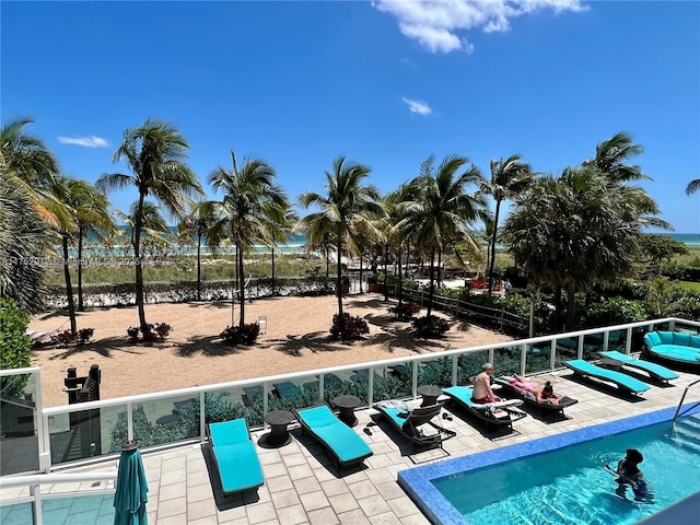 pool featuring a patio