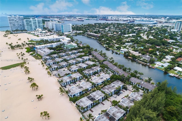 1698 S Ocean Ln Unit 171, Fort Lauderdale, FL 33316 - aerial view featuring a water view and a city view