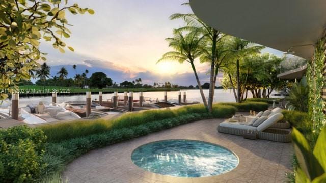 9110 W Bay Harbor Dr Unit 6, Bay Harbor Islands, FL 33154 - view of community featuring a jacuzzi