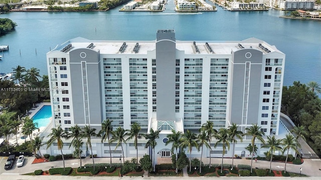 view of property featuring a water view