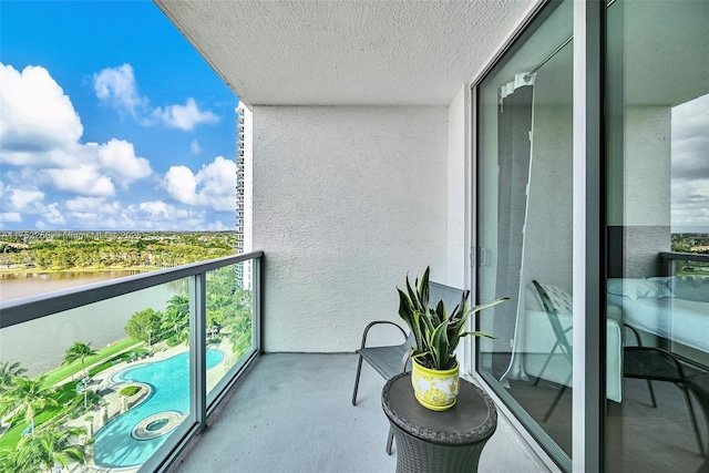 2681 N Flamingo Rd Unit 1103S, Sunrise, FL 33323 - balcony featuring view of pool