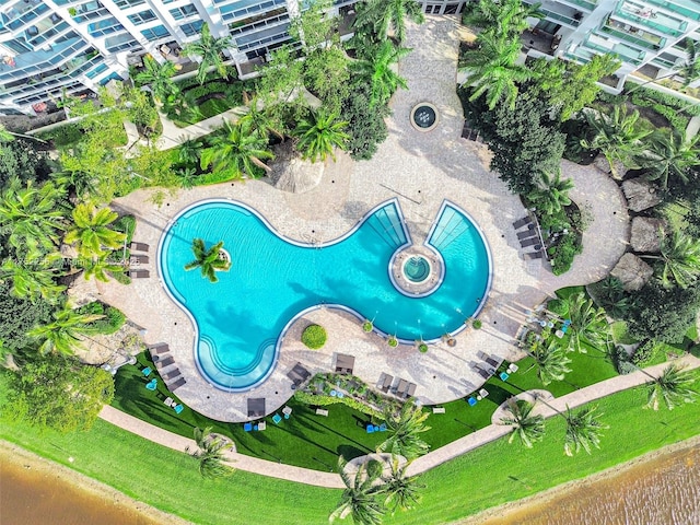 2681 N Flamingo Rd Unit 1103S, Sunrise, FL 33323 - view of property location featuring a pool area
