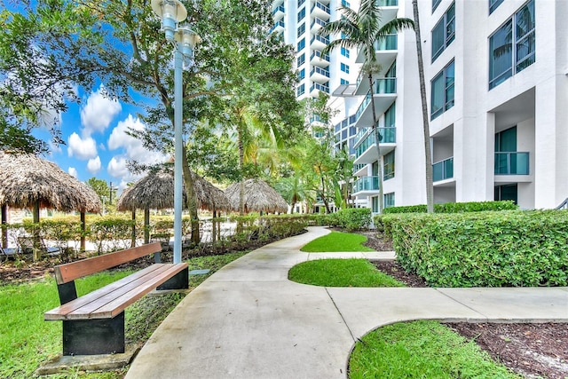 2681 N Flamingo Rd Unit 1103S, Sunrise, FL 33323 - view of community with a gazebo