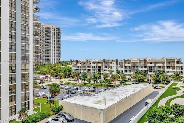 surrounding community featuring a view of city