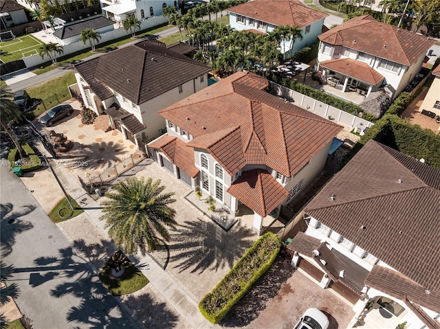 birds eye view of property featuring a residential view