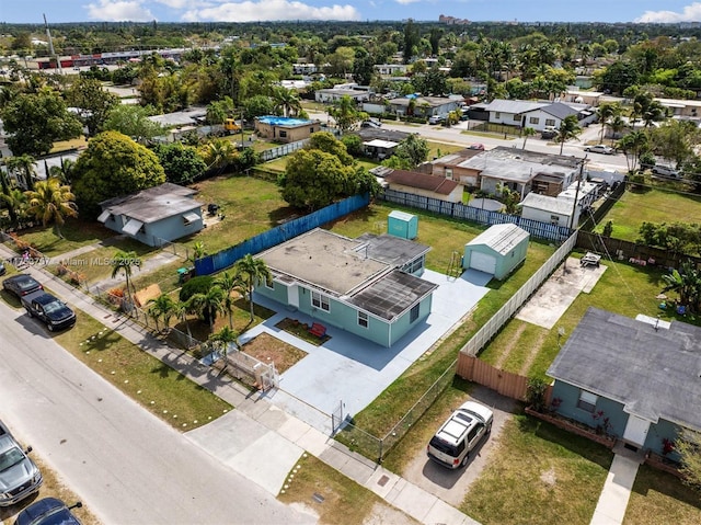 birds eye view of property featuring a residential view