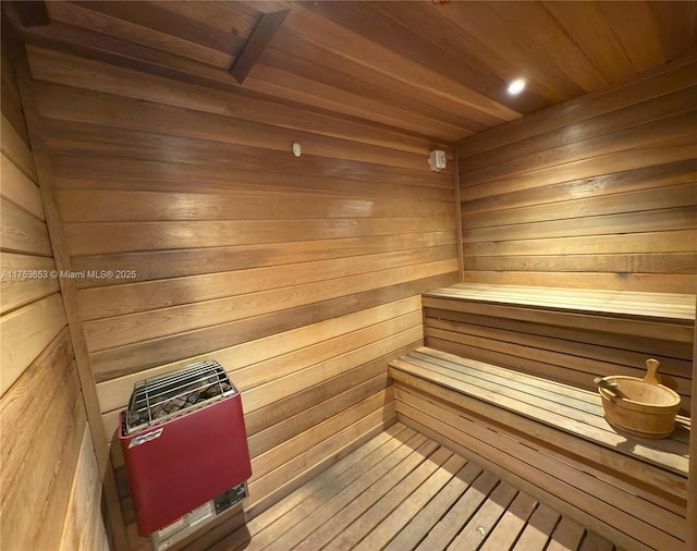 view of sauna / steam room