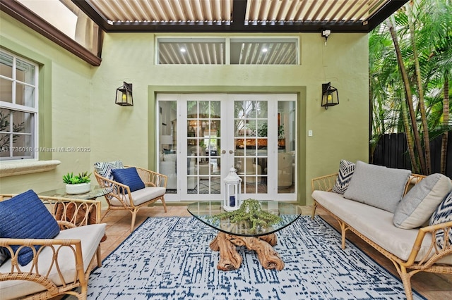 1109 NE 3rd St, Fort Lauderdale, FL 33301 - exterior space featuring french doors