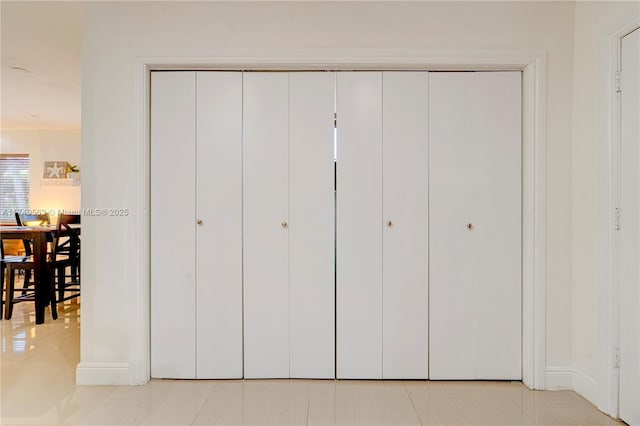 view of closet