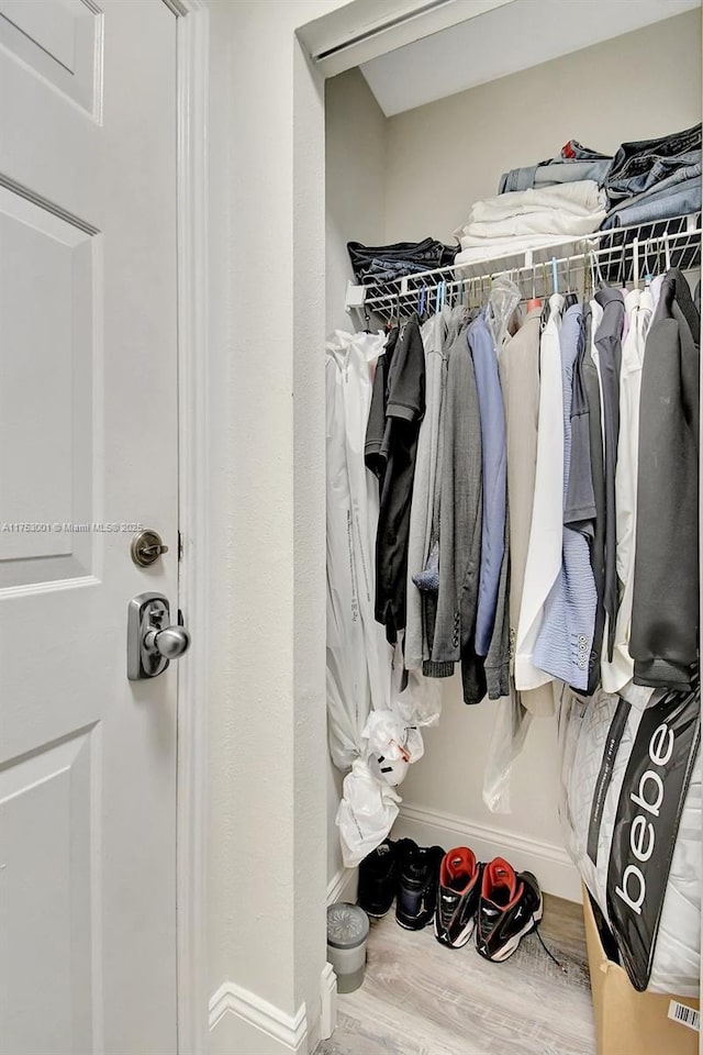 view of closet