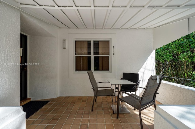 view of patio / terrace featuring outdoor dining space