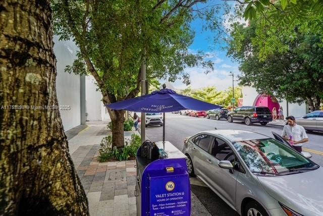 view of vehicle parking