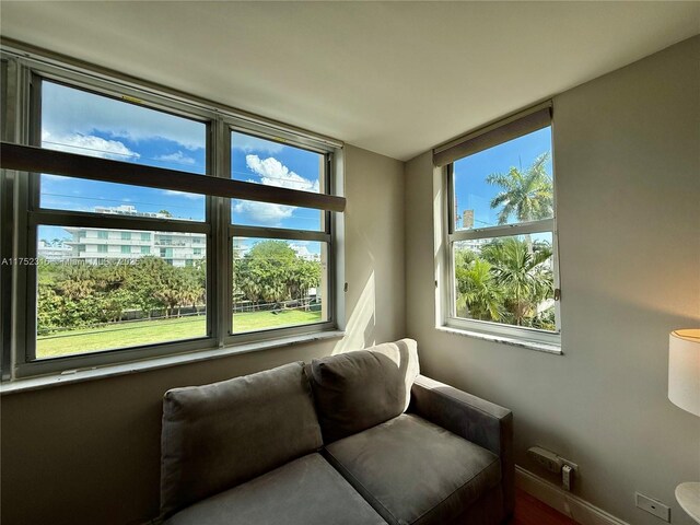 view of sitting room