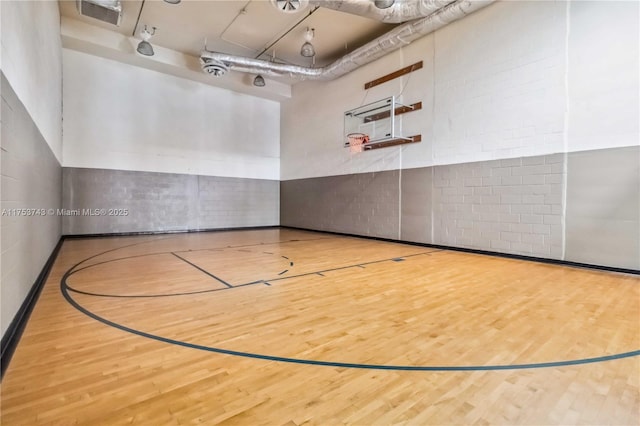 view of sport court with community basketball court