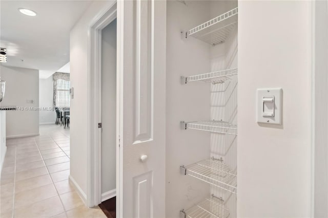 view of closet