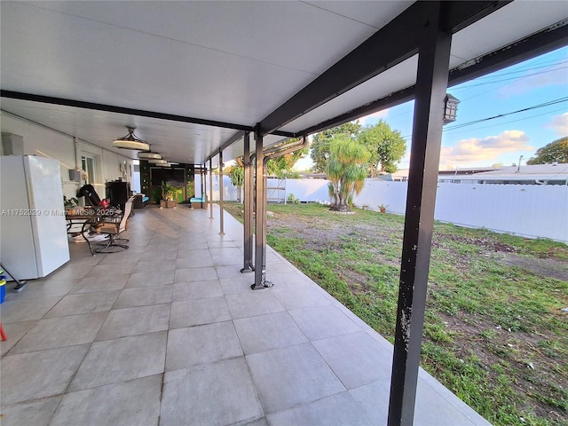 view of patio / terrace featuring a fenced backyard