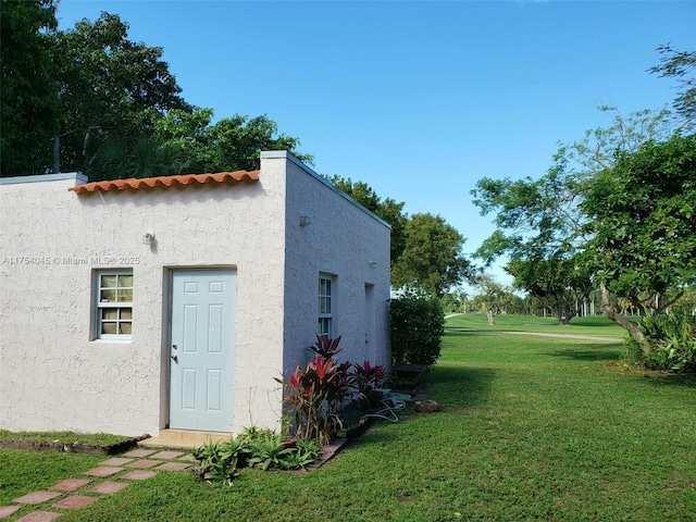 view of outdoor structure
