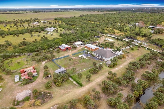 7684 County Rd 78, La Belle, FL 33935 - birds eye view of property with a rural view