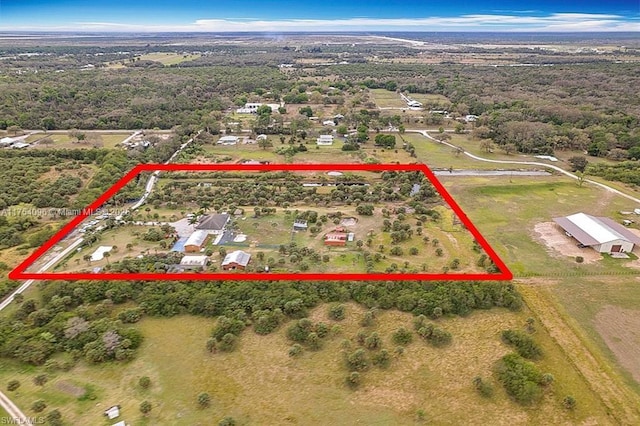 7684 County Rd 78, La Belle, FL 33935 - birds eye view of property