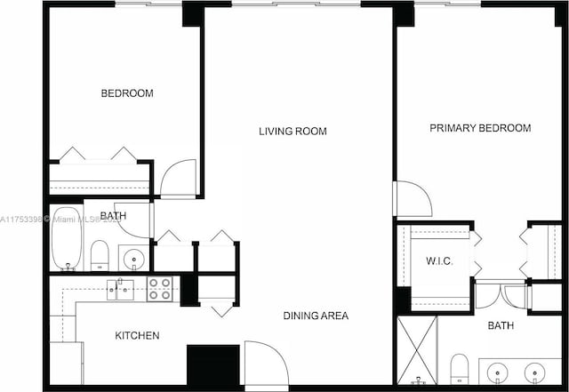 3300 NE 192nd St Unit 1908, Aventura, FL 33180 - floor plan