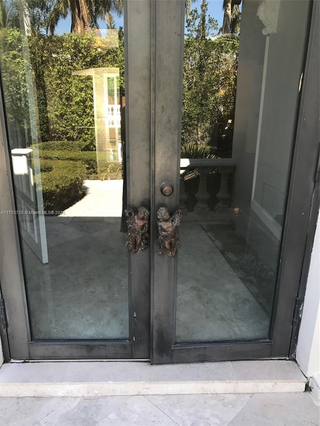 view of doorway to outside