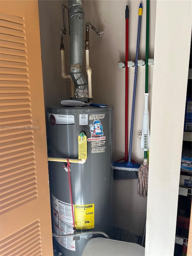 utilities featuring water heater