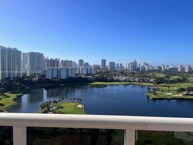 3675 N Country Club Dr Unit 2205, Aventura, FL 33180 - view of water feature featuring a view of city