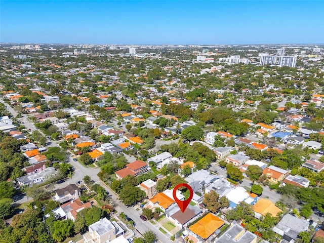 1761 SW 17th St, Miami, FL 33145 - aerial view of property and surrounding area