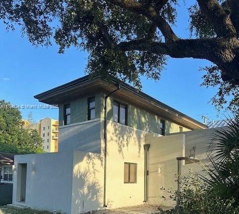 view of property exterior featuring stucco siding