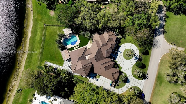 2980 Windmill Ranch Rd, Weston, FL 33331 - bird's eye view of a pool