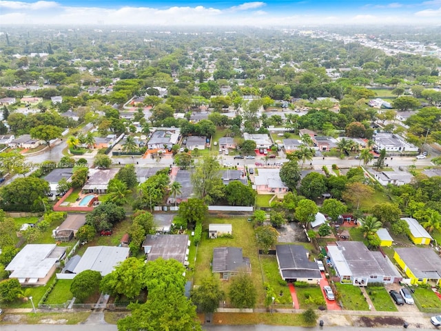 drone / aerial view featuring a residential view