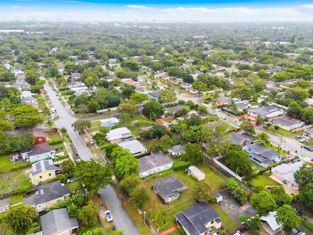 bird's eye view featuring a residential view