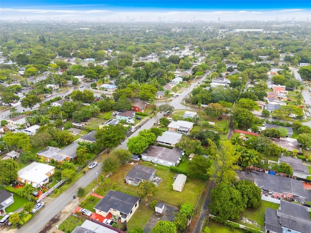 drone / aerial view featuring a residential view