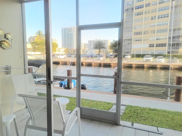 2600 Diana Dr Unit 103, Hallandale Beach, FL 33009 - water view featuring nearby urban area