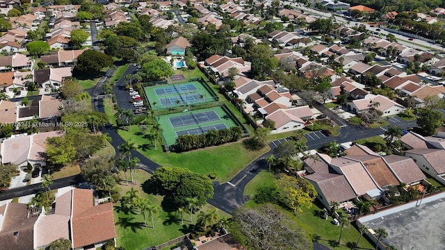 birds eye view of property featuring a residential view