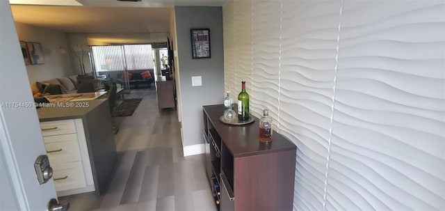 3160 Holiday Springs Blvd Unit 7-112, Margate, FL 33063 - hall with wood finished floors