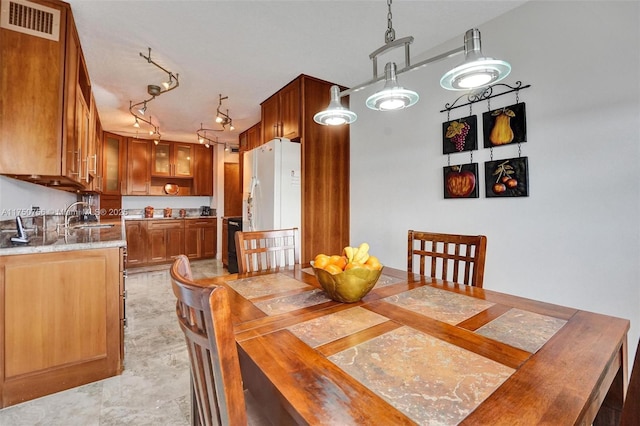 1201 S Ocean Dr Unit 1711S, Hollywood, FL 33019 - dining room with visible vents