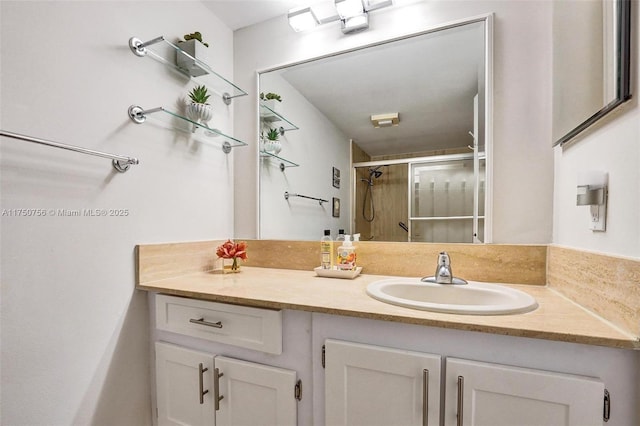 1201 S Ocean Dr Unit 1711S, Hollywood, FL 33019 - full bath with vanity and a shower stall
